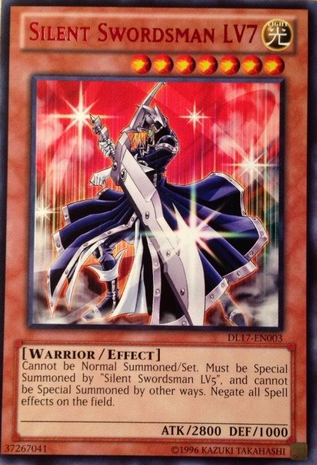 Silent Swordsman LV7 (Red) [DL17-EN003] Rare | Chromatic Games
