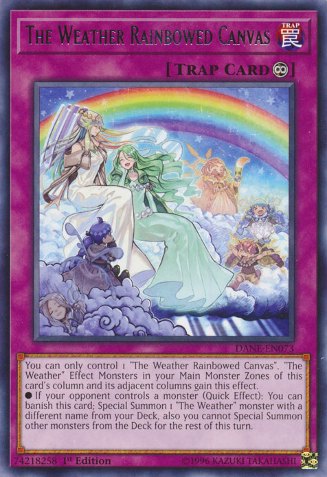 The Weather Rainbowed Canvas [DANE-EN073] Rare | Chromatic Games
