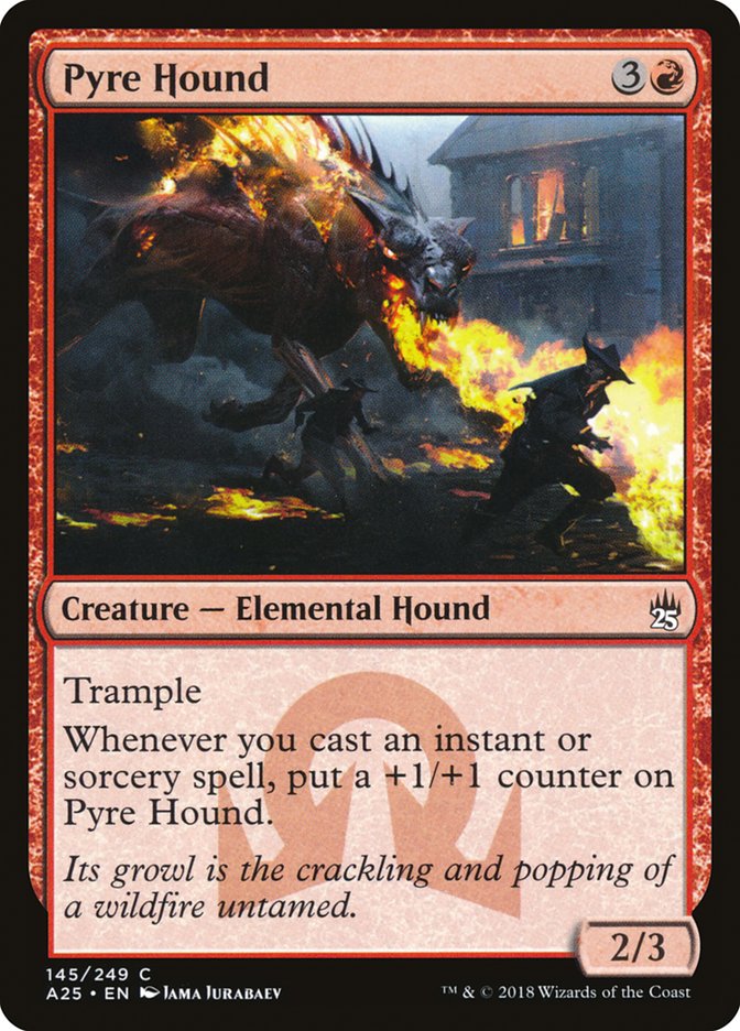 Pyre Hound 145/249 (Masters 25)  | Chromatic Games
