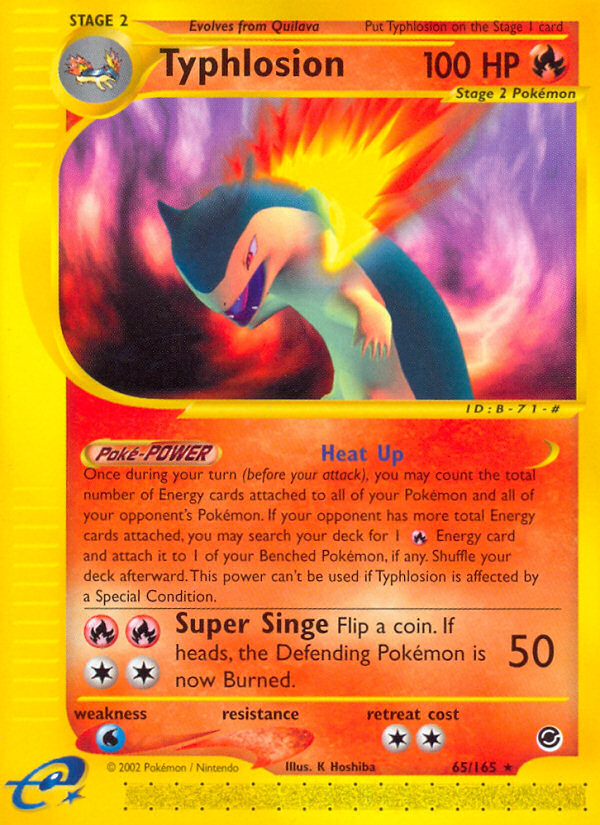 Typhlosion (65/165) [Expedition: Base Set] | Chromatic Games