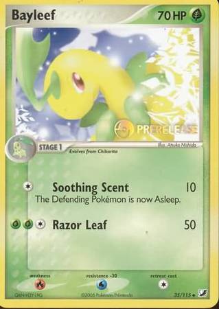 Bayleef (35/115) (Prerelease Promo) [Nintendo: Black Star Promos] | Chromatic Games