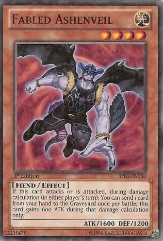 Fabled Ashenveil [BP01-EN158] Starfoil Rare | Chromatic Games