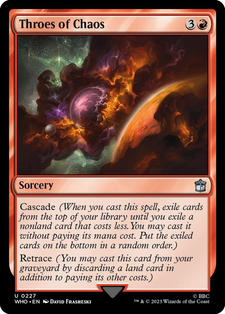 Throes of Chaos 227/331 (Universes Beyond: Doctor Who)  | Chromatic Games