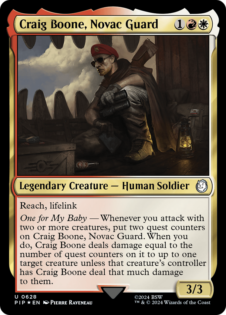 Craig Boone, Novac Guard (Surge Foil) [Fallout] | Chromatic Games