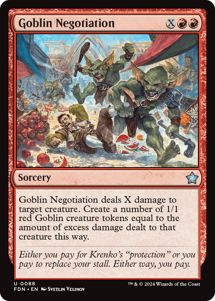 Goblin Negotiation [Foundations] | Chromatic Games
