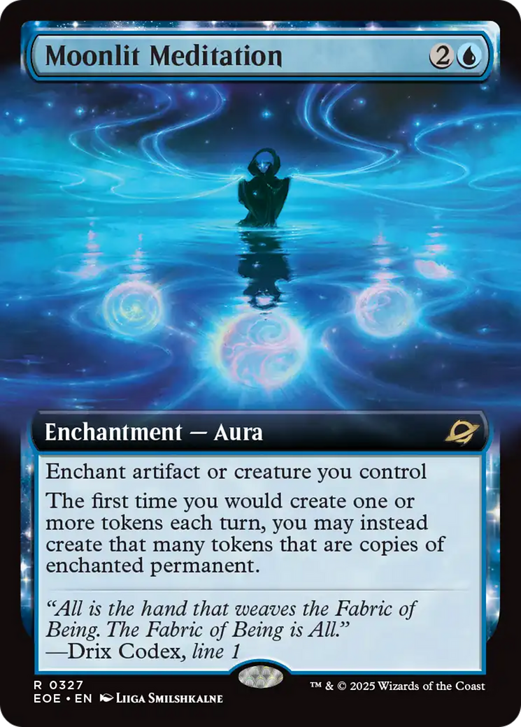 Moonlit Meditation (Extended Art) [Edge of Eternities] | Chromatic Games