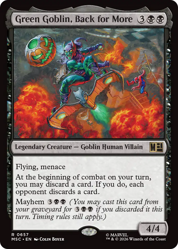 Green Goblin, Back for More [Marvel Super Heroes Commander] | Chromatic Games