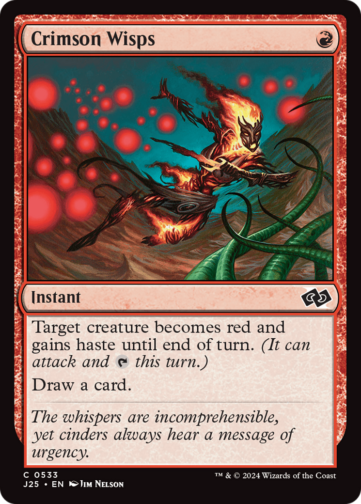 Crimson Wisps [Foundations Jumpstart] | Chromatic Games