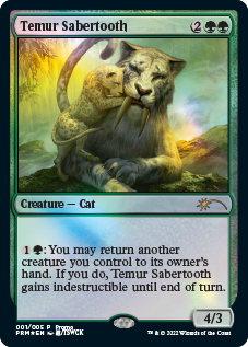 Temur Sabertooth [Year of the Tiger 2022] | Chromatic Games