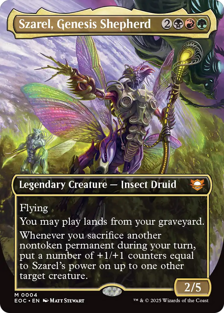 Szarel, Genesis Shepherd (Borderless) [Edge of Eternities Commander] | Chromatic Games