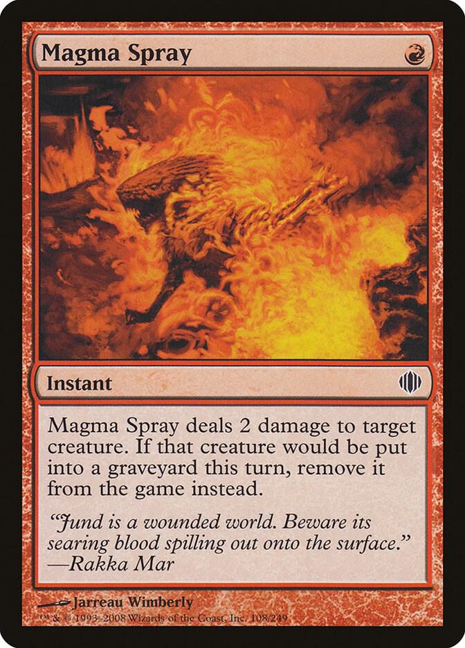 Magma Spray 108/249 (Shards of Alara)  | Chromatic Games