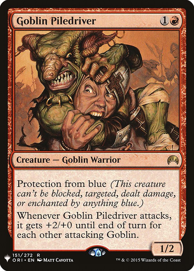 Goblin Piledriver [Mystery Booster] | Chromatic Games