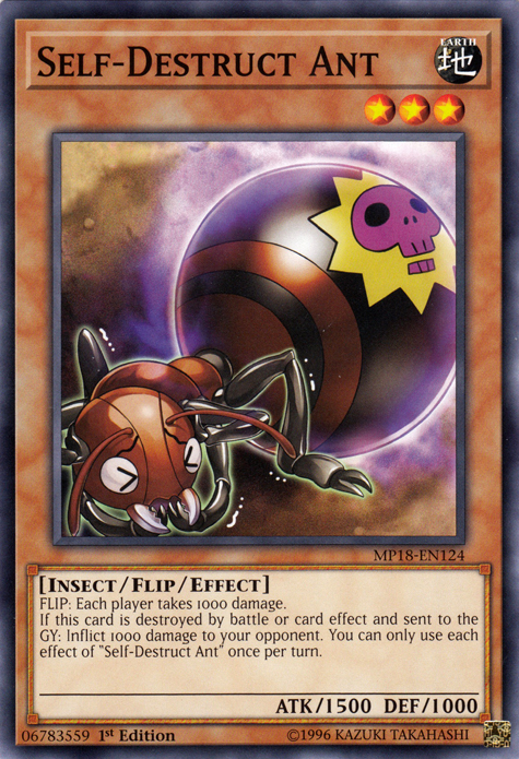 Self-Destruct Ant [MP18-EN124] Common | Chromatic Games