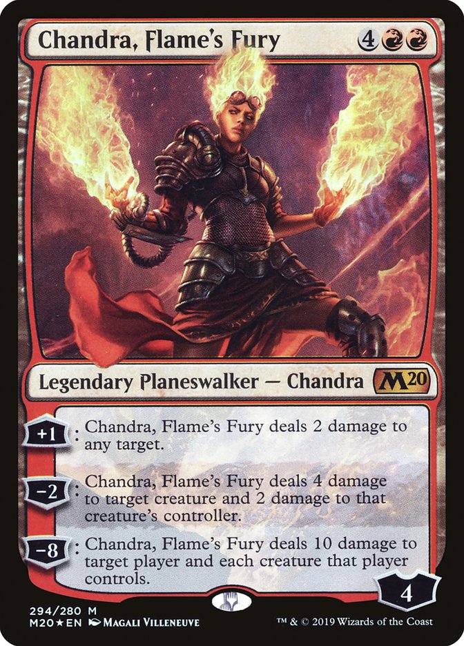 Chandra, Flame's Fury 294/280 (Core Set 2020)  - Foil | Chromatic Games