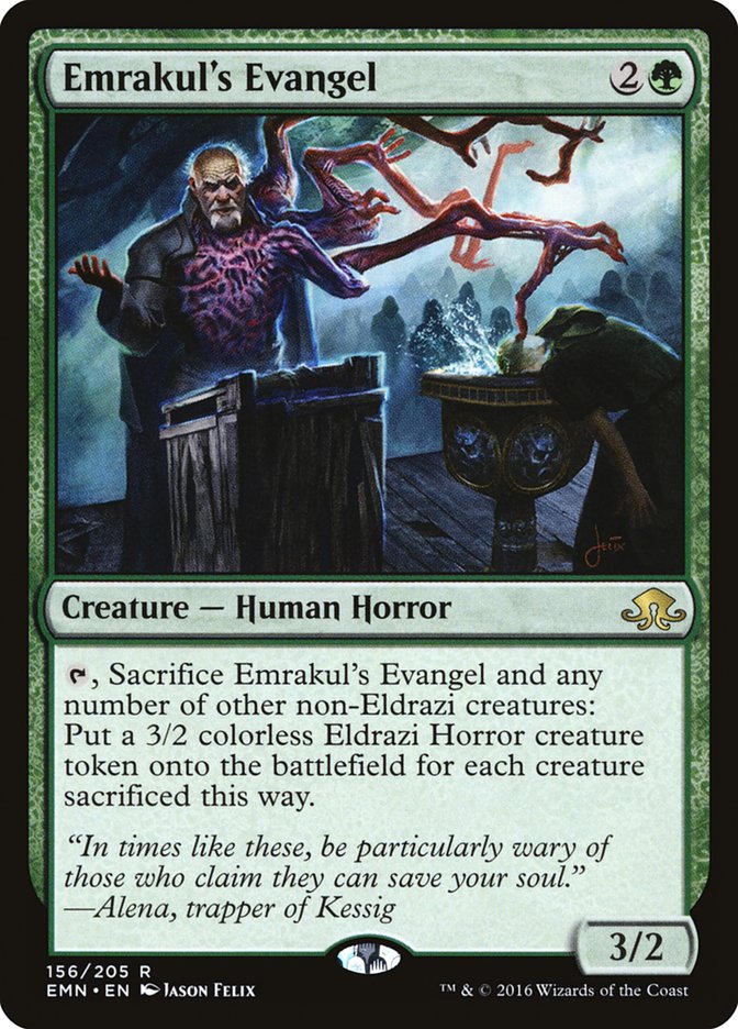 Emrakul's Evangel 156/205 (Eldritch Moon)  | Chromatic Games