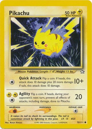 Pikachu (70/111) [Neo Genesis Unlimited] | Chromatic Games
