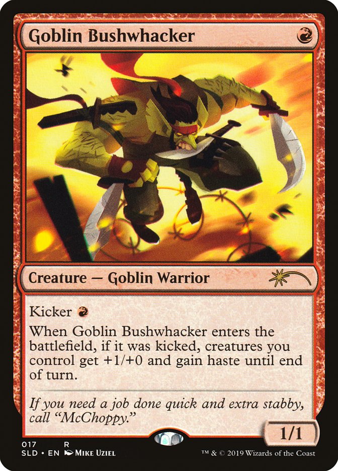 Goblin Bushwhacker [Secret Lair Drop Series] | Chromatic Games