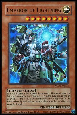Emperor of Lightning [WCPS-EN702] Ultra Rare | Chromatic Games