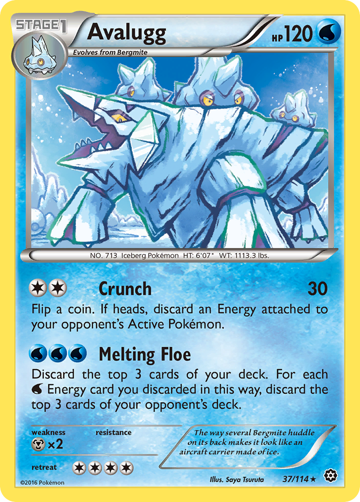 Avalugg (37/114) [XY: Steam Siege] | Chromatic Games