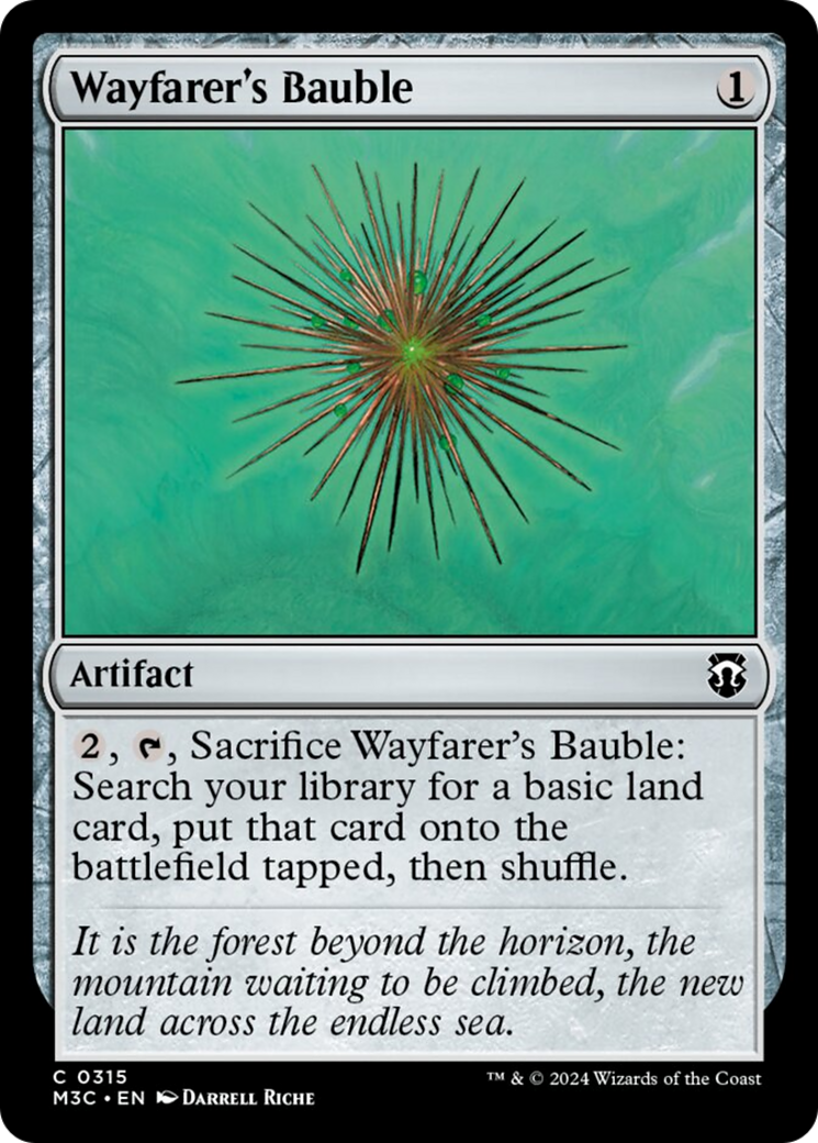 Wayfarer's Bauble (Ripple Foil) [Modern Horizons 3 Commander] | Chromatic Games