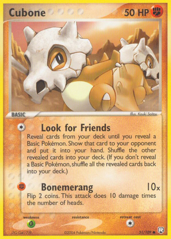 Cubone (51/109) [EX: Team Rocket Returns] | Chromatic Games