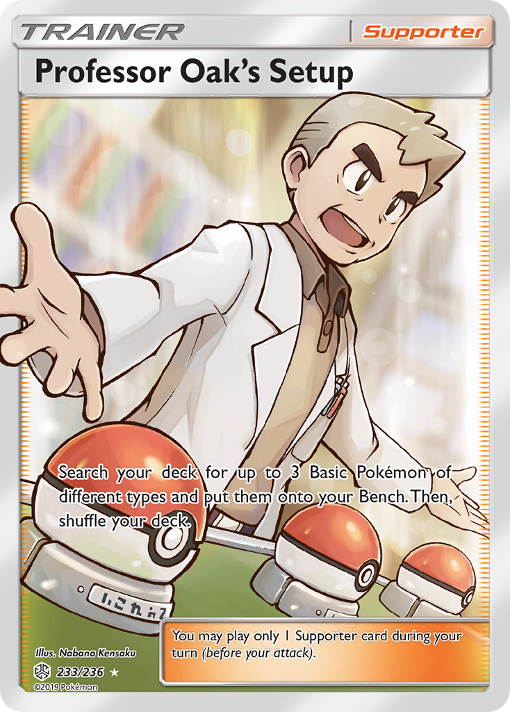 Professor Oak's Setup (233/236) [Sun & Moon: Cosmic Eclipse] | Chromatic Games