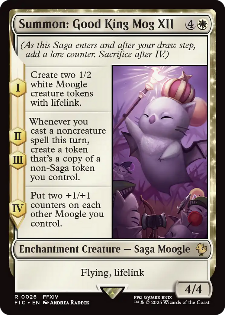 Summon: Good King Mog XII [FINAL FANTASY Commander] | Chromatic Games