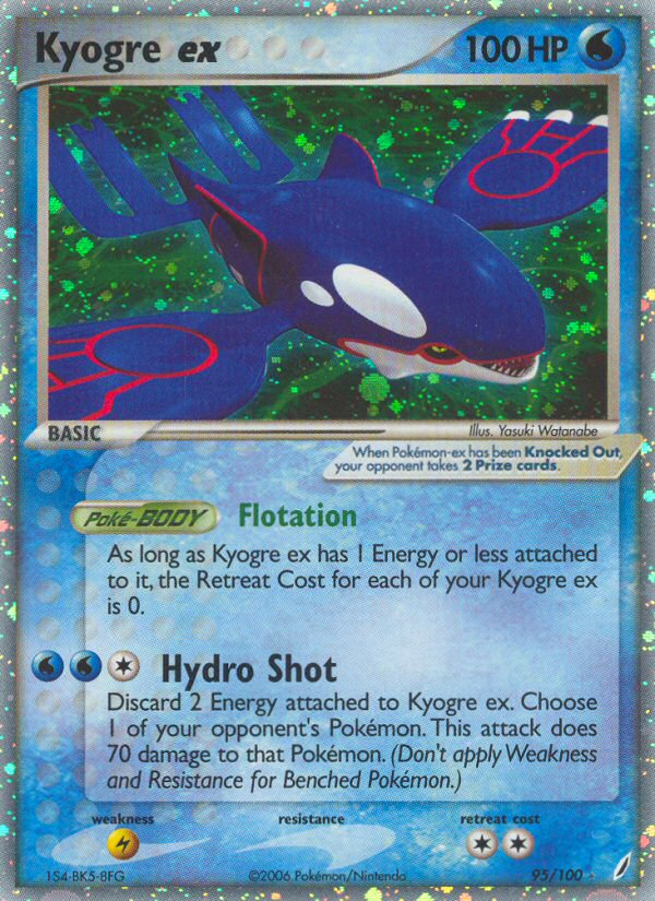 Kyogre ex (95/100) [EX: Crystal Guardians] | Chromatic Games