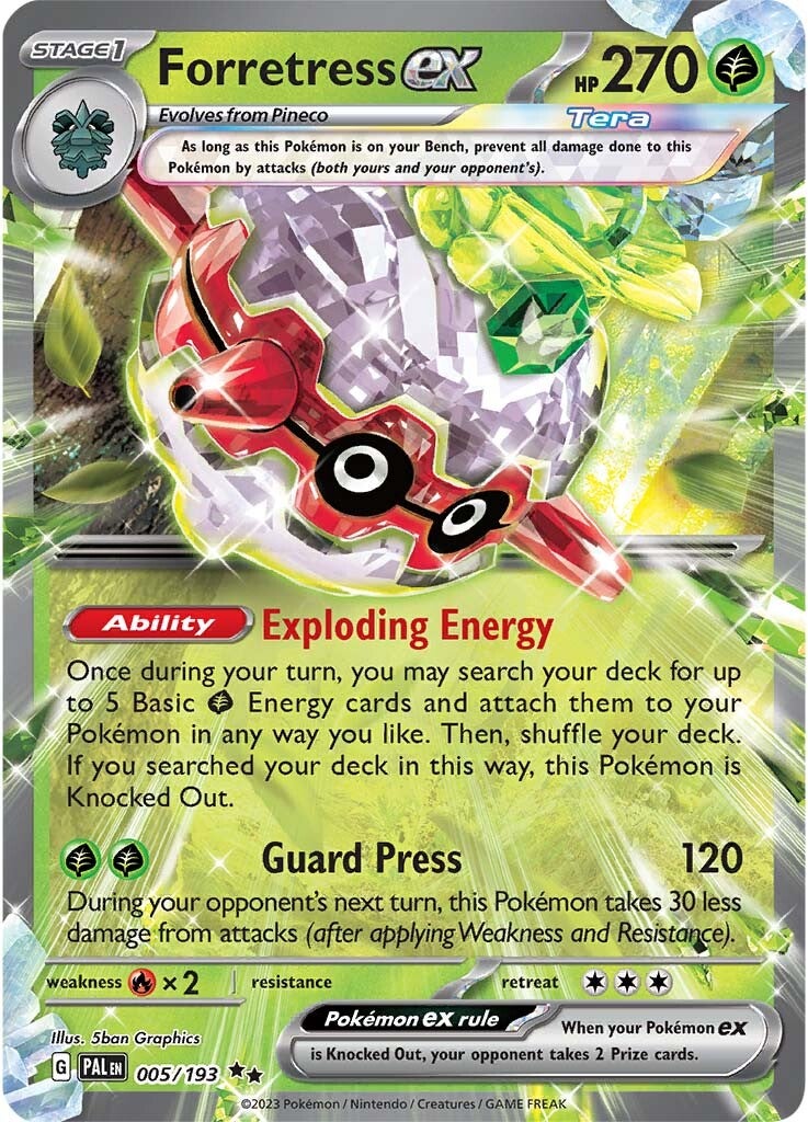 Forretress ex (005/193) [Scarlet & Violet: Paldea Evolved] | Chromatic Games