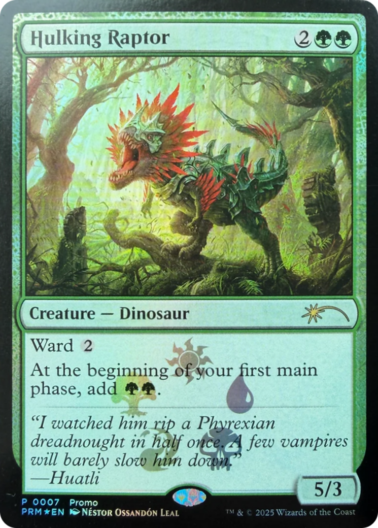 Hulking Raptor [Media Promos] | Chromatic Games