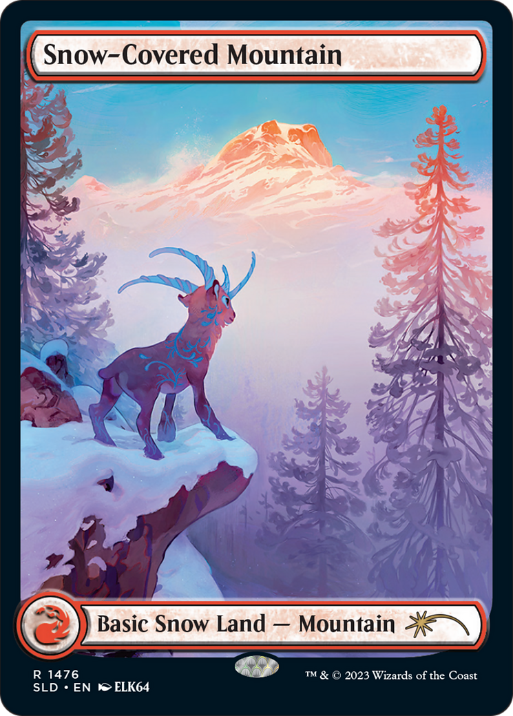 Snow-Covered Mountain (1476) [Secret Lair Drop Series] | Chromatic Games