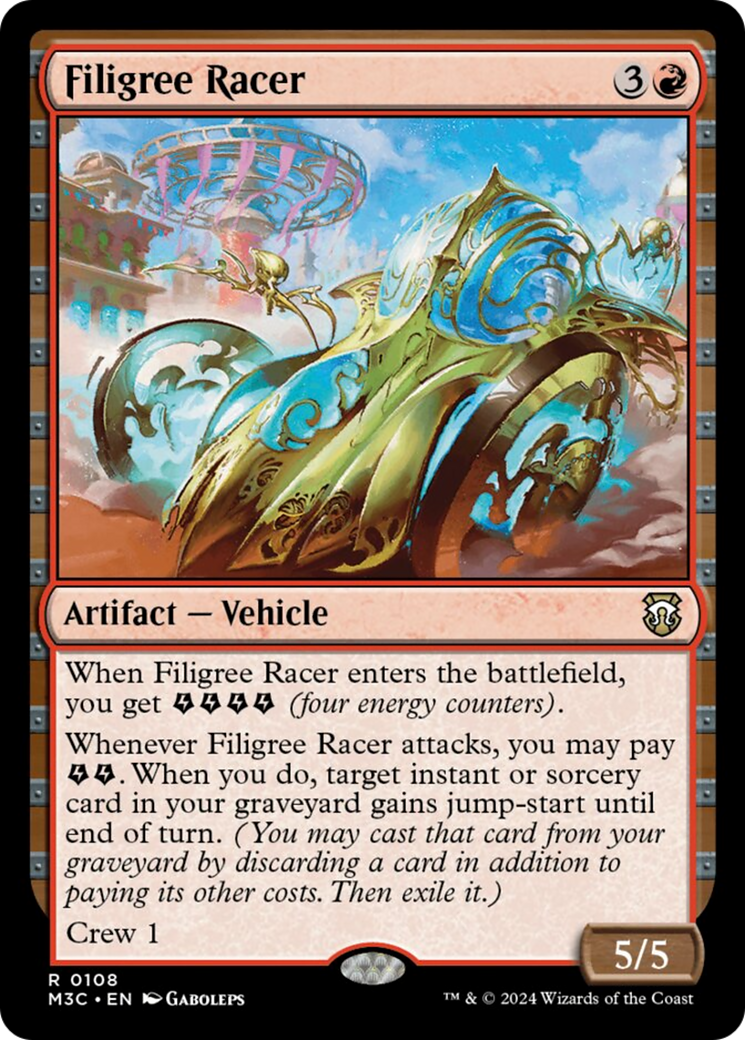 Filigree Racer [Modern Horizons 3 Commander] | Chromatic Games