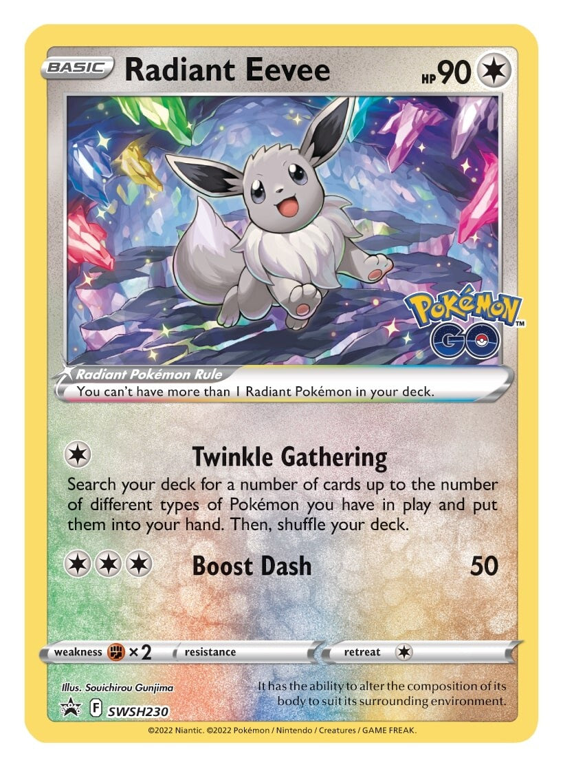 Radiant Eevee (SWSH230) [Sword & Shield: Black Star Promos] | Chromatic Games