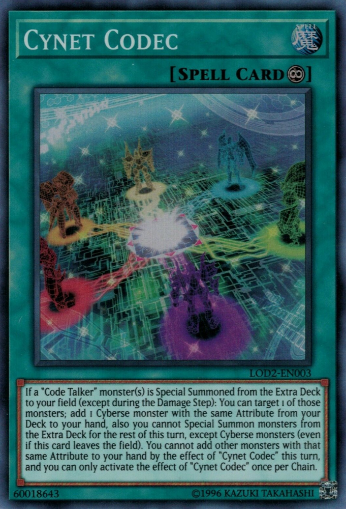 Cynet Codec (Legacy of the Duelist: Link Evolution) [LOD2-EN003] Super Rare | Chromatic Games