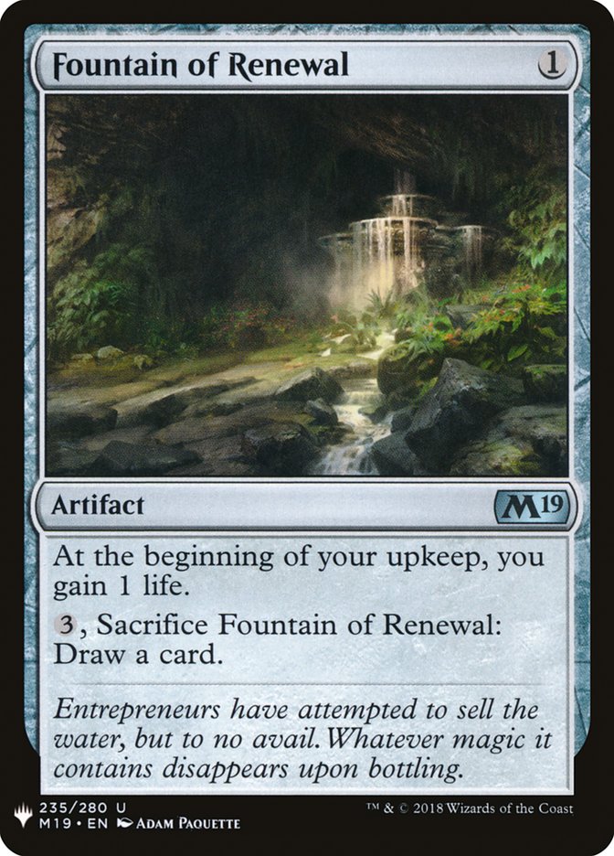 Fountain of Renewal [Mystery Booster] | Chromatic Games