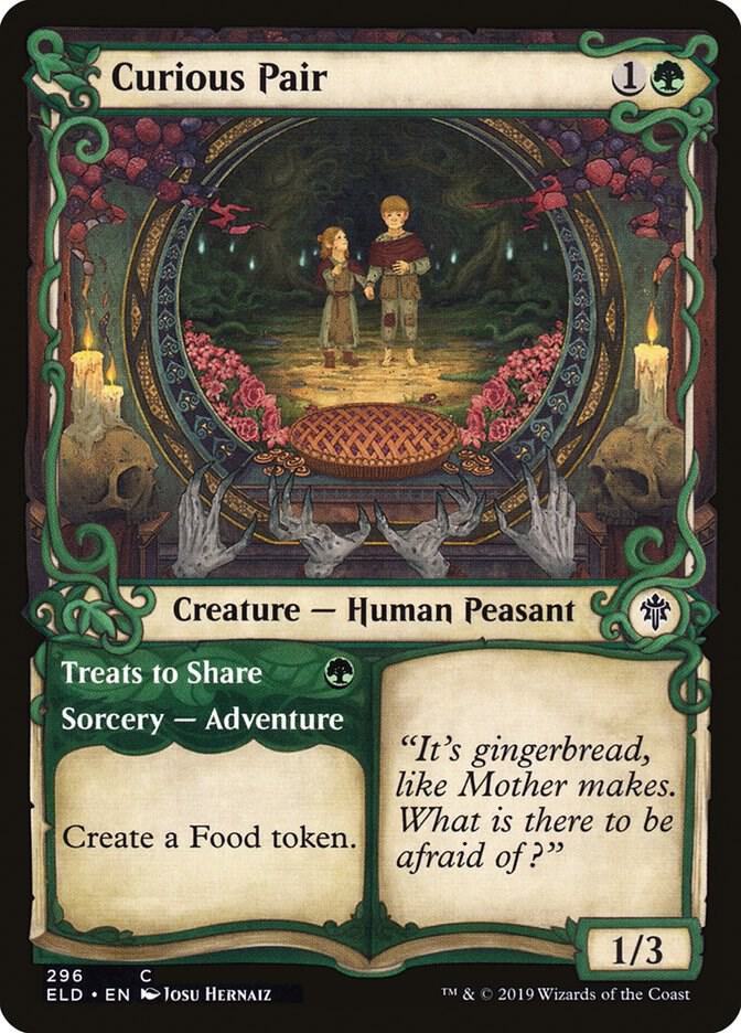 Curious Pair // Treats to Share 296/269 (Throne of Eldraine)  - Showcase Foil | Chromatic Games