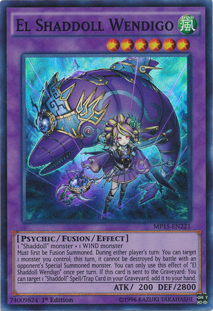 El Shaddoll Wendigo [MP15-EN221] Super Rare | Chromatic Games