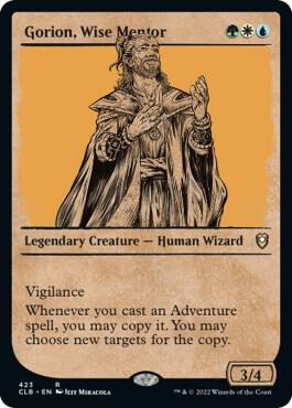 Gorion Wise Mentor Showcase 423 (Commander Legends: Battle for Baldur's Gate)  | Chromatic Games
