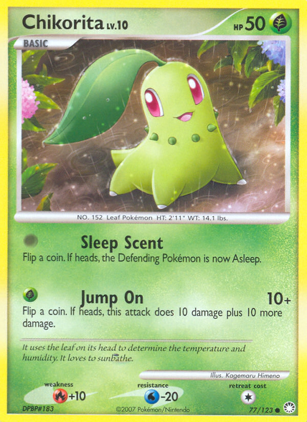 Chikorita (77/123) [Diamond & Pearl: Mysterious Treasures] | Chromatic Games