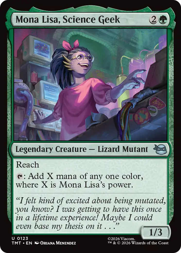 Mona Lisa, Science Geek [Teenage Mutant Ninja Turtles] | Chromatic Games