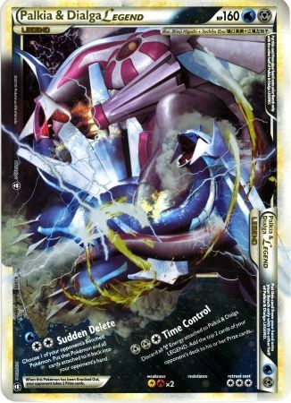 Palkia & Dialga LEGEND (101/102) (Jumbo Card) [HeartGold & SoulSilver: Triumphant] | Chromatic Games