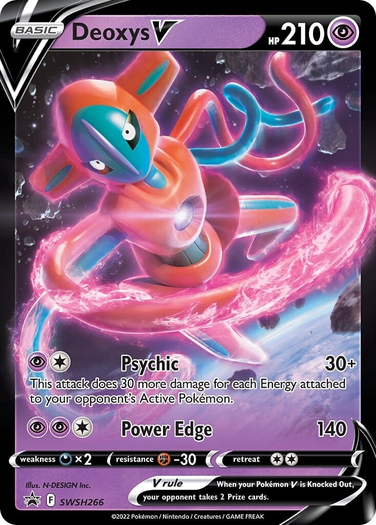 Deoxys V (SWSH266) [Sword & Shield: Black Star Promos] | Chromatic Games