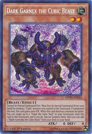 Dark Garnex the Cubic Beast [MVP1-ENS33] Secret Rare | Chromatic Games