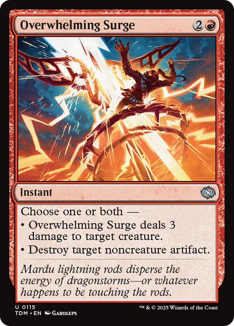 Overwhelming Surge [Tarkir: Dragonstorm] | Chromatic Games