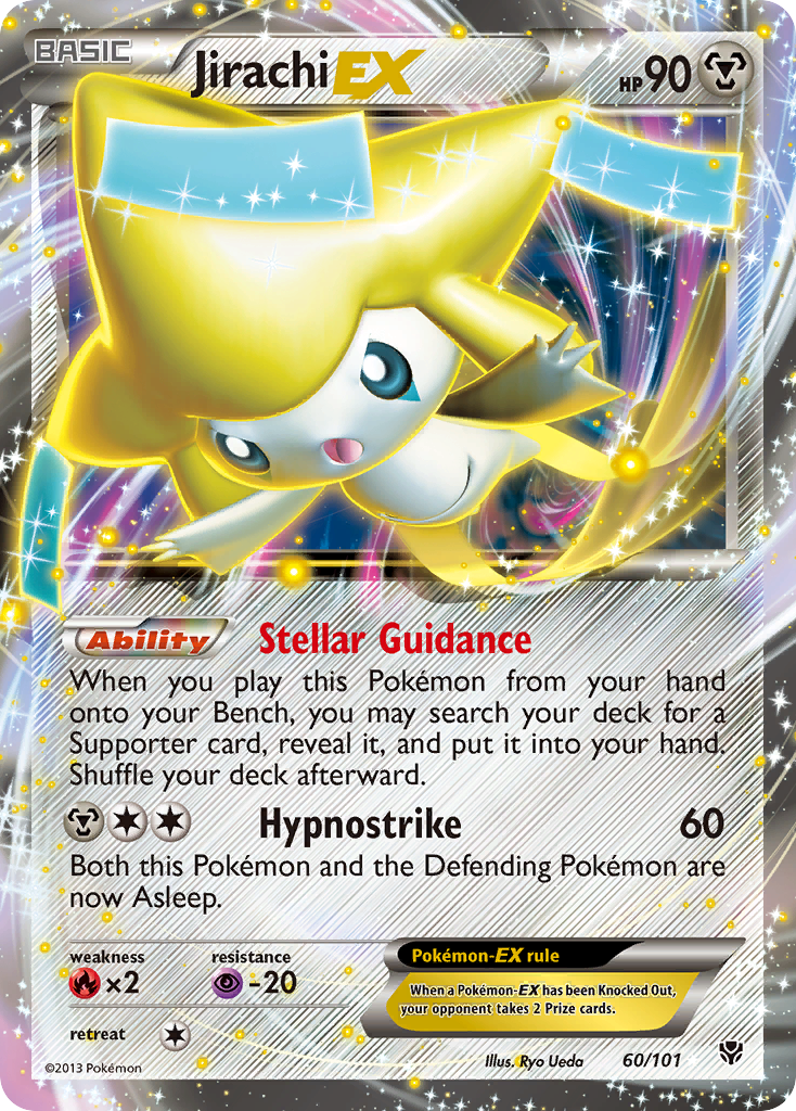 Jirachi EX (60/101) [Black & White: Plasma Blast] | Chromatic Games