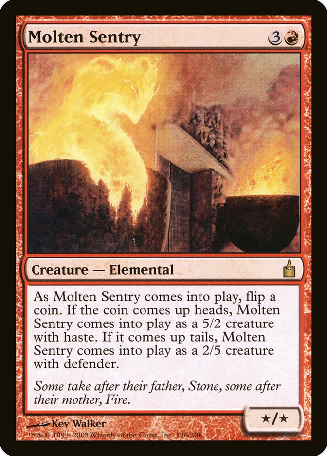Molten Sentry 136/306 (Ravnica: City of Guilds)  | Chromatic Games