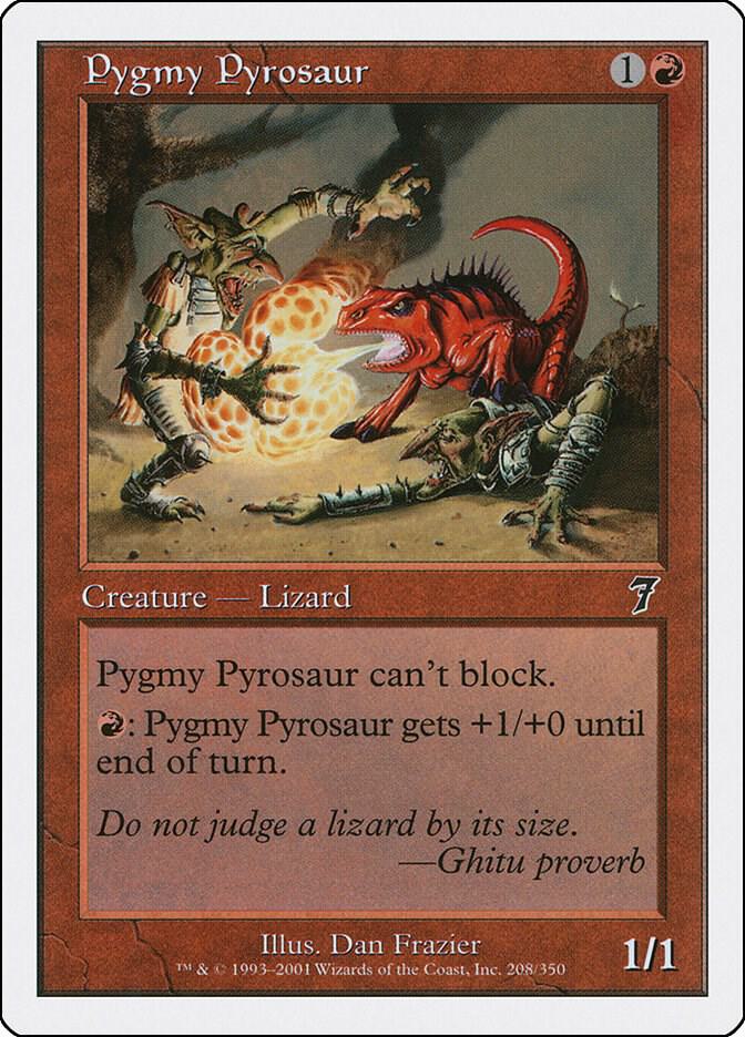 Pygmy Pyrosaur 208/350 (7th Edition)  | Chromatic Games