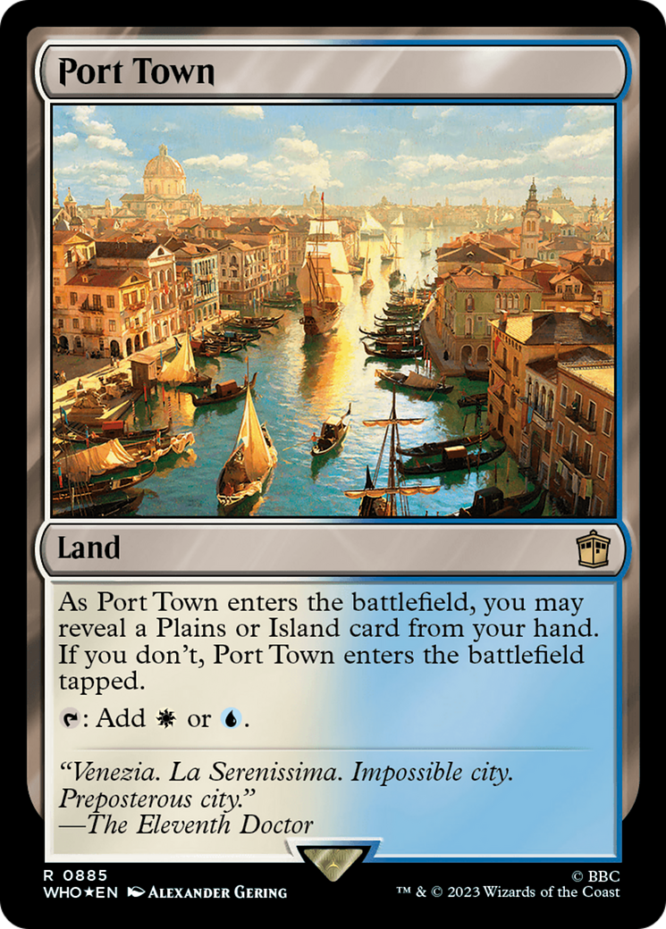 Port Town (Surge Foil) [Doctor Who] | Chromatic Games
