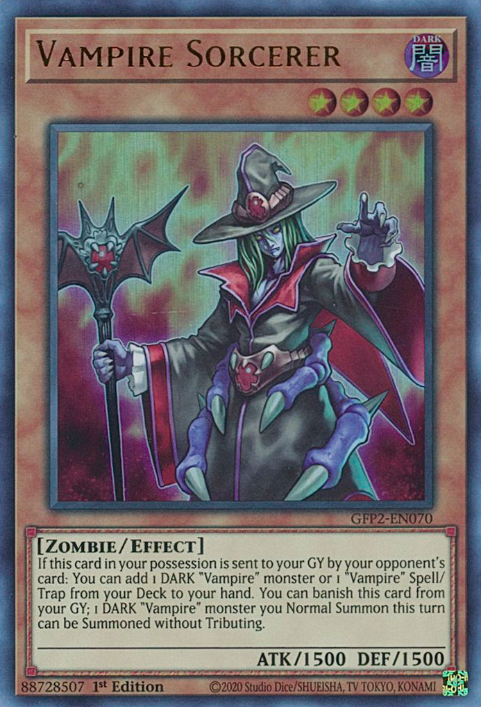 Vampire Sorcerer [GFP2-EN070] Ultra Rare | Chromatic Games