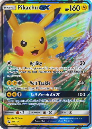 Pikachu GX (SM232) (Jumbo Card) [Sun & Moon: Black Star Promos] | Chromatic Games